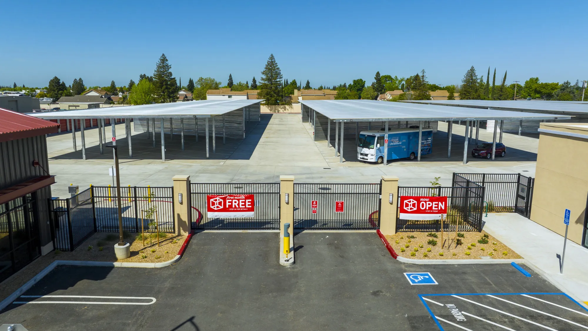 StoreAssure secure gated RV and boat parking